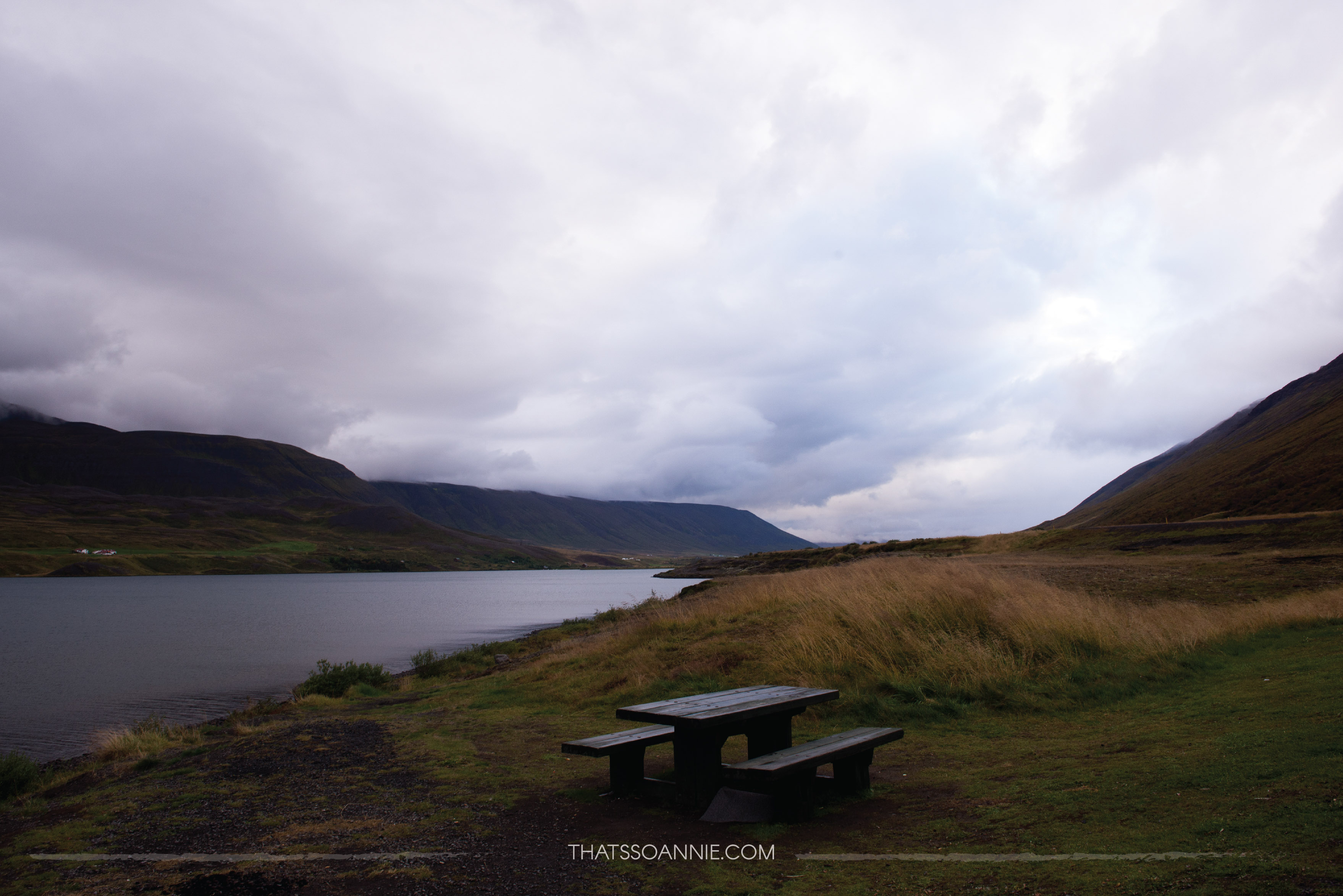 Lake Ljósavatn, outside of Akureyri